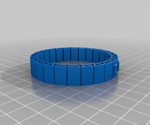 My Customized Customizeable Wide Cuff Bracelet 3D Models