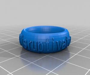 My Customized Text Ringbraceletcrown Thing 3D Models