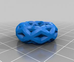 My Customized Generalized Zentangle Bracelet For Coursera 3D Models