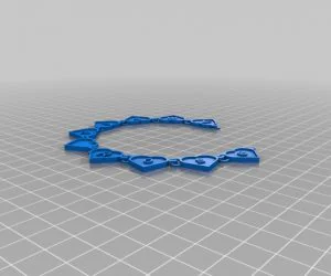 My Customized Text Ringbraceletcrown Thing 3D Models