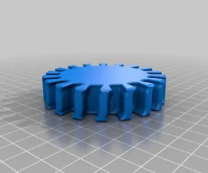 Hexafish Rainbow Loom Maker 6 Notches 3D Models
