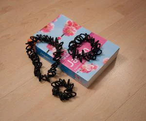 Long Floral Bracelet 3D Models