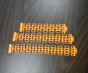 Bracelet Clasp Fermoir Rainbow Loom 3D Models