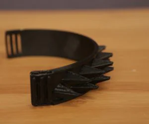 Wave Sound To Openscad Bracelet Converter 3D Models