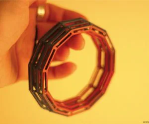 Customizable Flexible Name Bracelet 3D Models