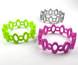 Decorative Wrist Cuffs 3D Models
