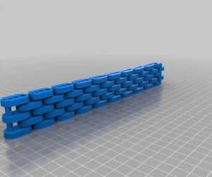 4 Piece Lowpoly Bracelet 3D Models