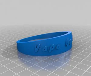 My Customized Cause Bracelet 3D Models