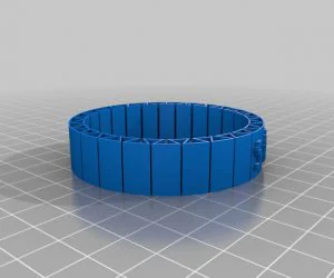Six Section Bracelet Bead Holder Tray 3D Models