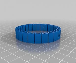 Valentina 2 Customized Bracelet 3D Models