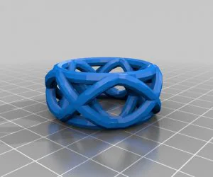 My Customized Text Ringbraceletcrown Thing Joli 3D Models