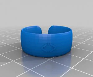 My Customized Open Frame Twister Ring 3D Models