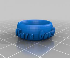 My Customized Text Ringbraceletcrown Thing Pua 3D Models