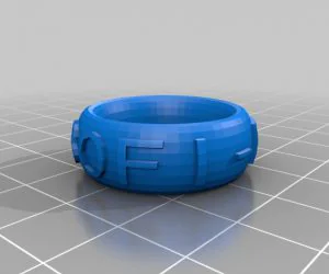 Zero Gravity Ring 3D Models