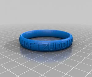 Customizable Circular Band Bracelet 3D Models