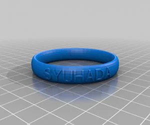 Easy Hex Thermoform Bracelet 3D Models