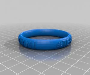 Flat Chain Bracelet 3D Models