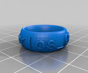 My Customized Text Ringbraceletcrown Thing 3D Models