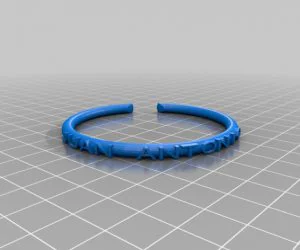 My Customized Heart Chain With Text 3D Models