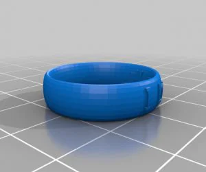 Wwjd Ring For Smaller Fingers 3D Models