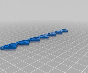 My Customized Text Ringbraceletlily 3D Models