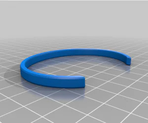 Neopixel Bracelet 3D Models