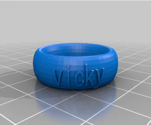 My Customized Text Ringbraceletcrown Thing 3D Models