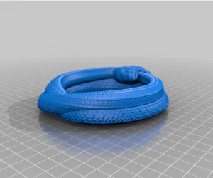 Twisted Diagrid Bracelet 3D Models