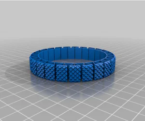 My Customized Parametric Bracelet 3D Models