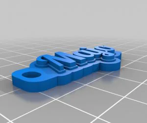 My Customized Heart Chain With Text 3D Models