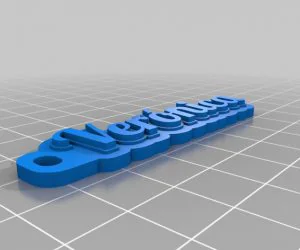 My Customized Heart Chain With Text 3D Models