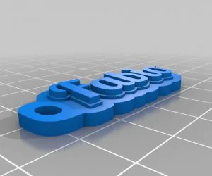 My Customized Heart Chain With Text 3D Models