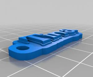 Nassima Keychain 3D Models