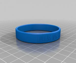 My Customized Flexible Name Bracelet New 3D Models