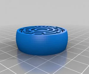 One Life Don’T Waste It Ring 3D Models