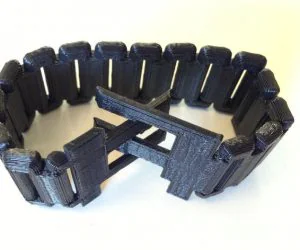 Stretchy Cause Bracelet 3D Models