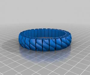Hinged Key Bracelet 3D Models