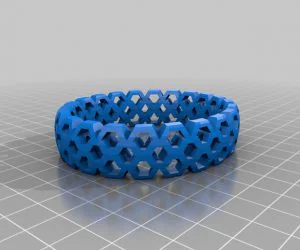 Autism Awareness Flex Bracelet 3D Models
