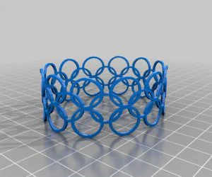 My Customized Bracelet Cuff Less Constraints 3D Models