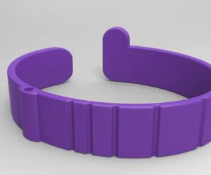 Watch Strap Connector For Paracord Bracelet 3D Models