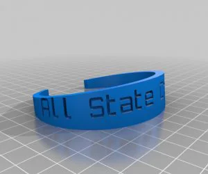 My Customized Cause Bracelet 3D Models