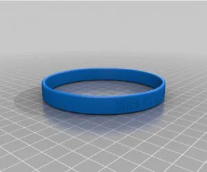 My Customized Flexible Name Bracelet Ema 3D Models