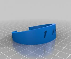 My Customized Flexible Name Bracelet 3D Models