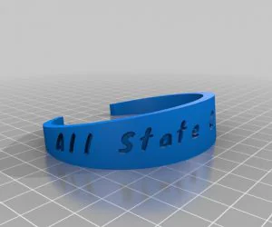 My Customized Cause Bracelet 3D Models