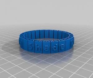 My Customized Stretchy Bracelet 3D Models