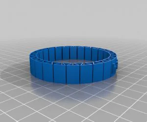 My Customized Flexible Name Bracelet Prithiv 3D Models