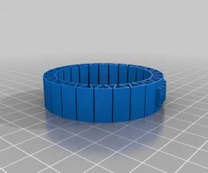 My Customized Cause Bracelet 3D Models