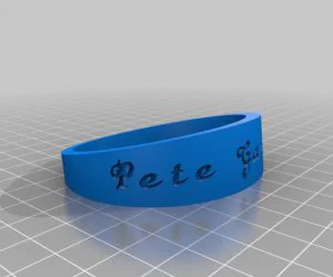 R30 Fla My Customized Flexible Name Bracelet Full Version 3D Models