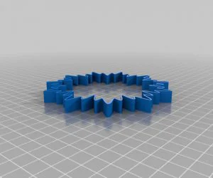 My Customized Flexible Name Bracelet Full Version 3D Models