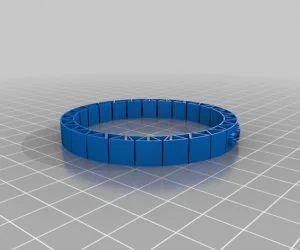 My Customized Flex Bracelet Customizer 3D Models